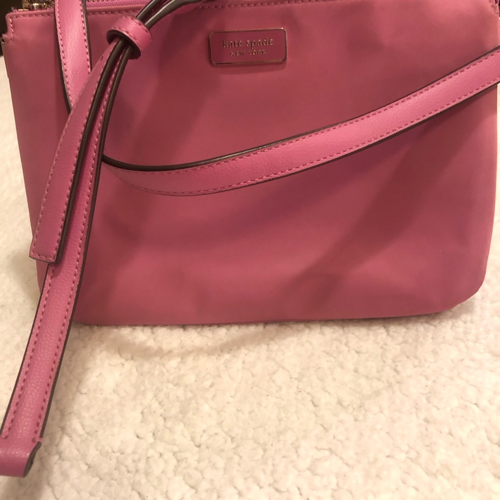 Kate Spade Hot Pink Leather Crossbody Bag